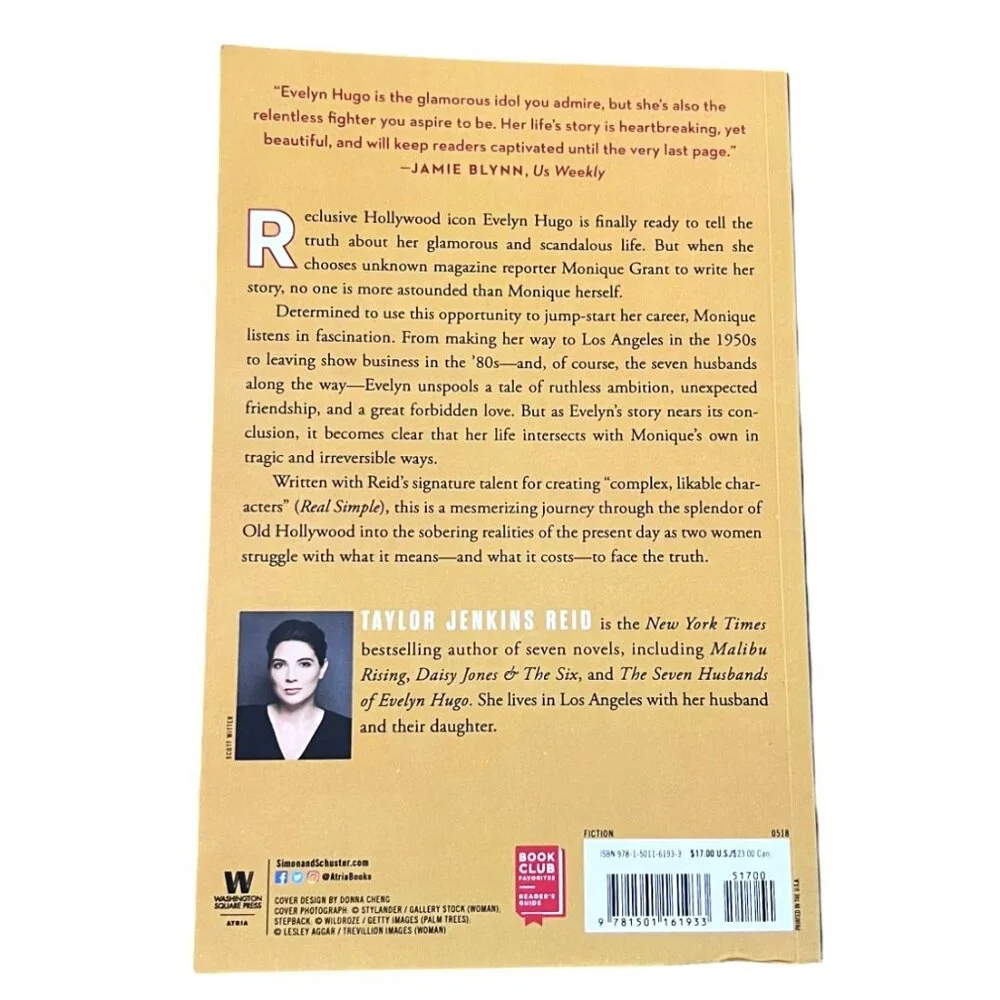The Seven Husbands of Evelyn Hugo by - Green Cover Coffee Table Book